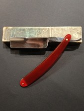 Vintage straight razor rasoio mano libera  PALMERA 14 + SCATOLA