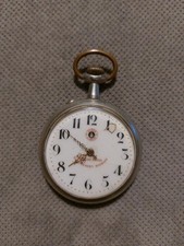 ANTICO OROLOGIO TASCA taschino Roskopf AUDAX & LABOR Fine 800 OLD POCKET WATCH 