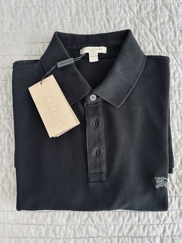 Polo uomo burberry brit nera - burberry,