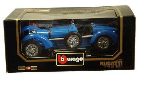 Bburago bugatti type - 59, 1934