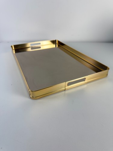 Grande vassoio italiano ottone - italiano,
