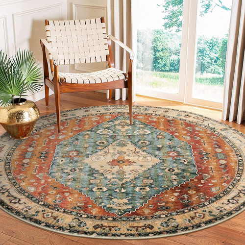 Tappeto rotondo stile boho - tappeto,