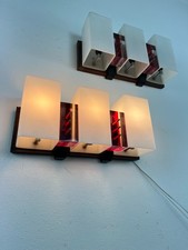 Set di 2 lampade da muro attribuite ad Angelo Brotto per Esperia, anni '60