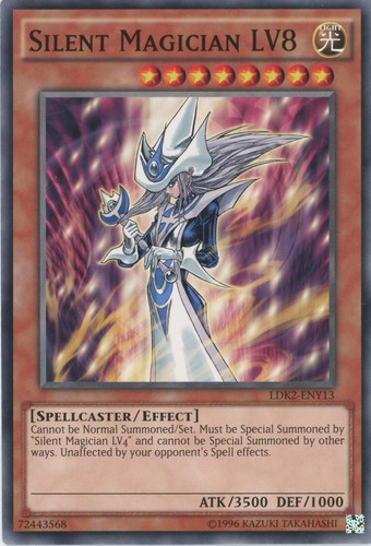 Yugioh silent magician - silent, lv8
