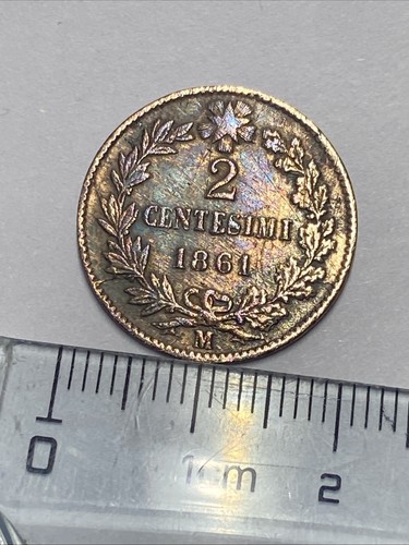 Italia centesimi 1861 - 2,