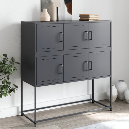 Credenza nera 100 5x39x107 - nera, 100,5x39x107
