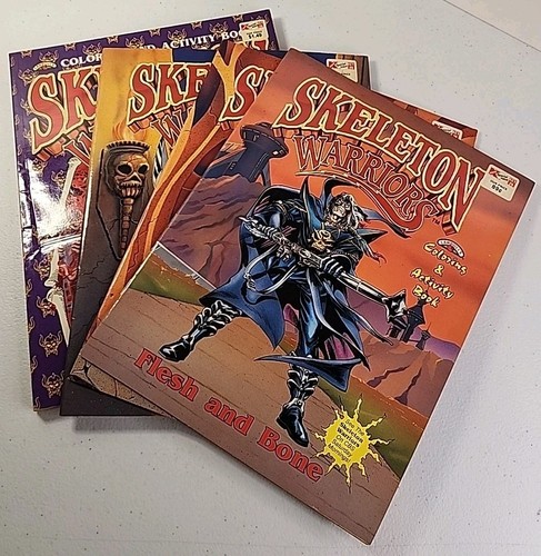 Lotto libri attività skeleton - libri,
