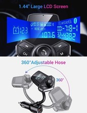 Kit per auto Chiamate in vivavoce Supporto Uscita AUX Suono HI-FI [QC3.0/2.4A]