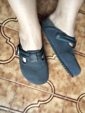 Ciabatte Pantofole Sabot Gelatto Woodstock Blu Grigio Plantare Anatomico Usate