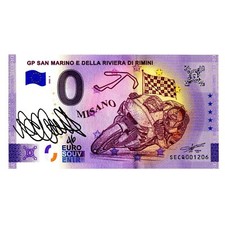 Valentino Rossi Banconota 0 Euro Autografata Signed Banknote MotoGp Autografo