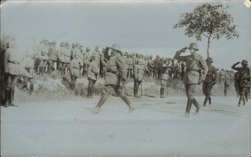 Wwi truppe tedesche - tedesche, marcia
