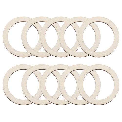 100pcs anelli legno - 100pcs,