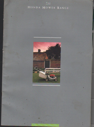 Scheda brochure rasaerba gamma