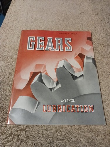Gears their lubrication 1957 - their,
