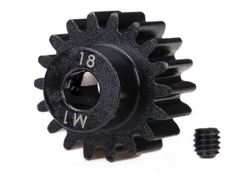 Traxxas 6491r pignone 18t - traxxas,