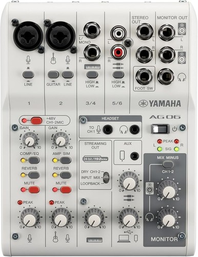 Mixer audio yamaha ag06 - yamaha, mkii
