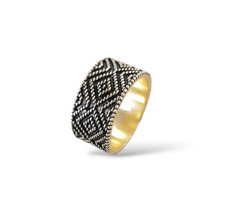 ANELLO FASCIA LARGA FILIGRANA