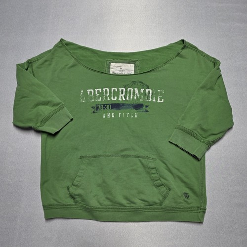 Felpa abercrombie cropped - felpa,
