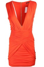 BALMAIN MINI ABITO ARANCIONE