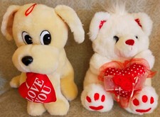 LOTTO PELUCHE CAGNOLINO E