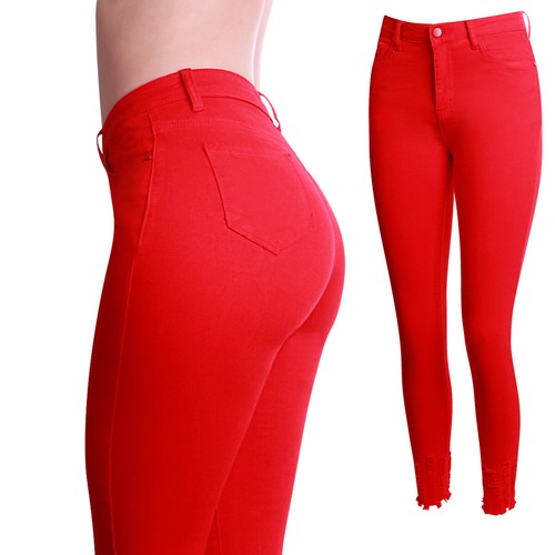 Jeans donna skinny vita - , alta
