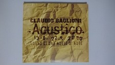 CLAUDIO BAGLIONI ACUSTICO