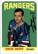 Dick Duff Signed 2002 Topps