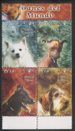 Peru 2004 mnh dog - 2004, mnh**
