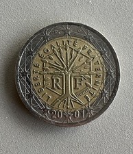 Moneta 2 Euro 2001  Francia