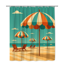Tenda da doccia ombrellone da
