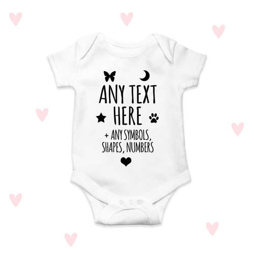 Body neonato personalizzato