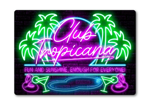 Insegna bar club tropicana - bar,