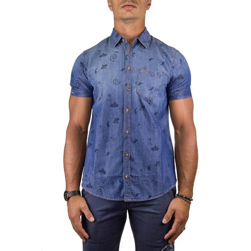 Sun68 sh034 camicia jeans - sun68,