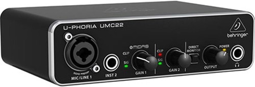 Behringer umc22 2x2 - usb, audio