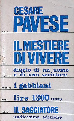 Mestiere vivere pavese - il,