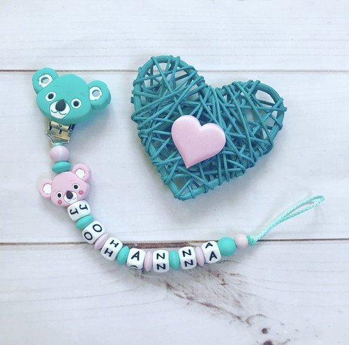 Pacifier chain bow nuckelkette - bow,