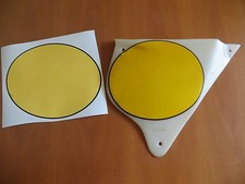 COPPIA ADESIVI PORTANUMERO ACERBIS PER SWM SILVER VASE REGOL. /MC STICKERS DECAL