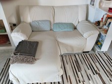 Copridivano ad angolo senza elastici due colori