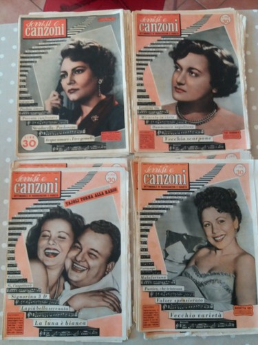 Rivista sorrisi canzoni a - rivista,
