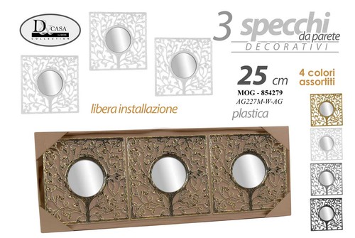 Set specchi albero della - set, 3