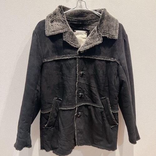 Cappotto nero shearling - , finto
