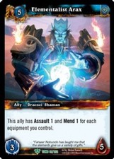 Elementalist Arax - Tomb of the Forgotten - World of Warcraft TCG