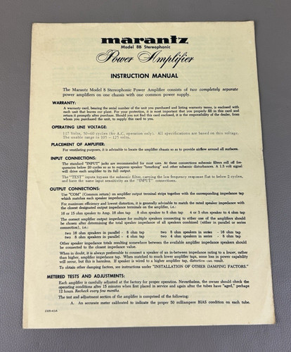 Amplificatore stereo marantz - stereo,