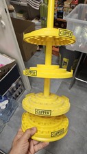 Clipper espositore porta accendini large 4 piani x 48 pezzi con base girevole