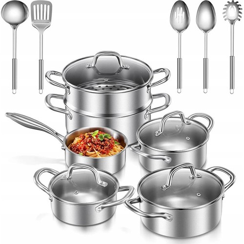 Set pentole in acciaio - set,