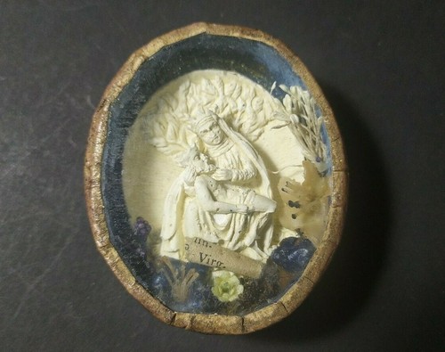 Antica teca pietà madonna - teca,