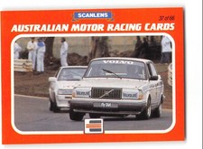 1986 Scanlens JOHN BOWE Volvo