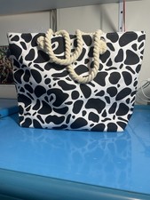 Borsa mare maculata bianco