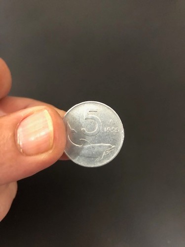 Moneta italia lire - da, del