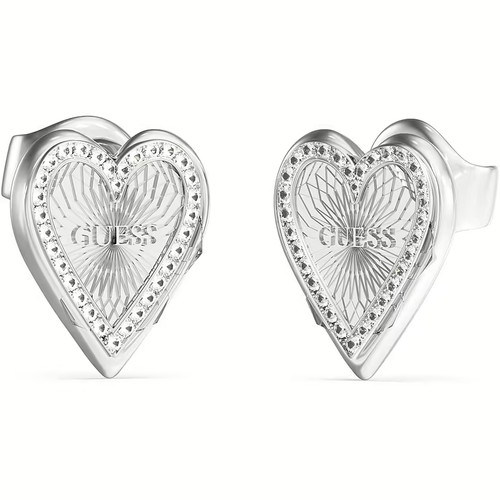 Orecchini guess lobo con cuore - orecchini,